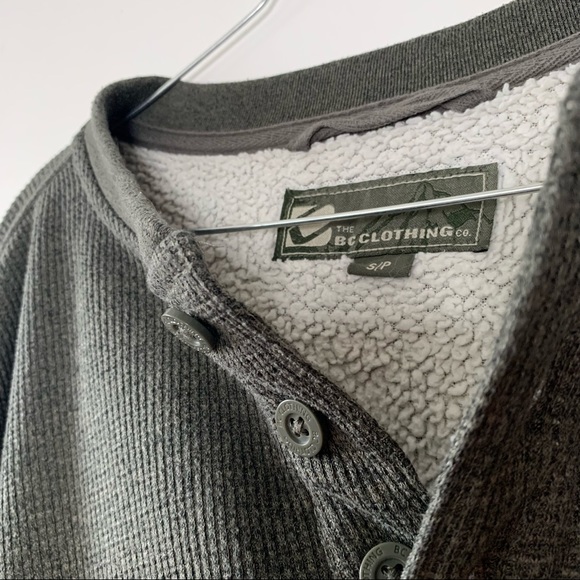 BC Clothing Green Henley - Picture 1 of 9